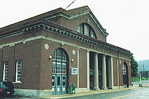 Johnstown station in 2002. Photo from TrainWeb.org